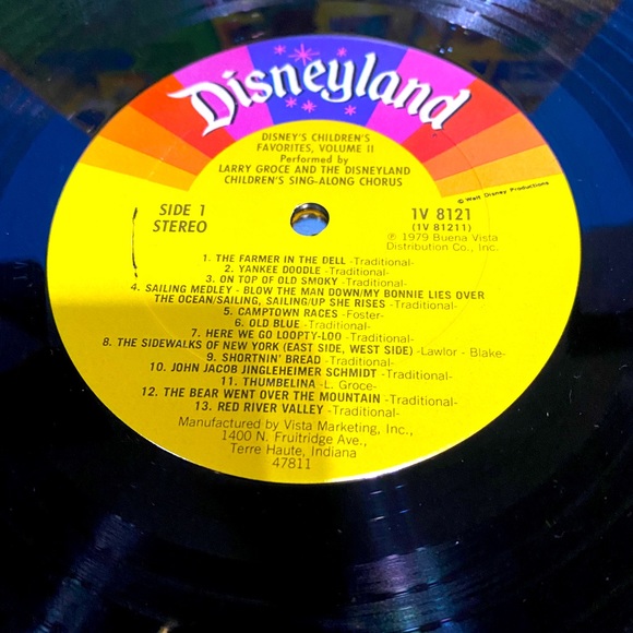 DISNEY’S VTG 1979 CHILDREN’S FAVORITES DISNEYLAND VINYL RECORD LP VOL II #1V8121 - Picture 16 of 16